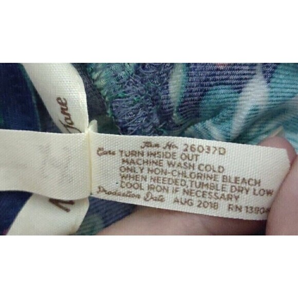 Matilda Jane Merry & Bright Girls Dress Size 6 Blue Floral Ruffles Long Sleeve - Picture 5 of 8